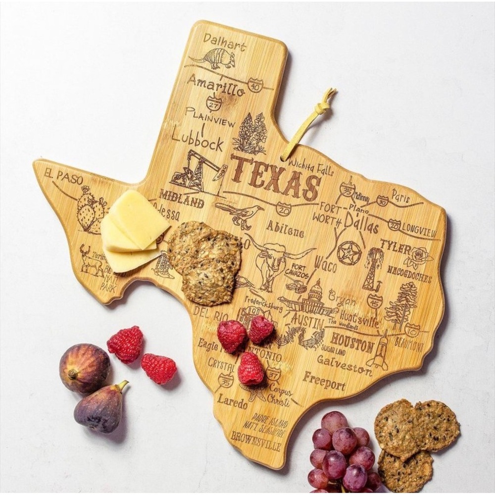 Totally Bamboo Destination‎ Texas Cutting Board Grazing Board Wall Decor 1774558